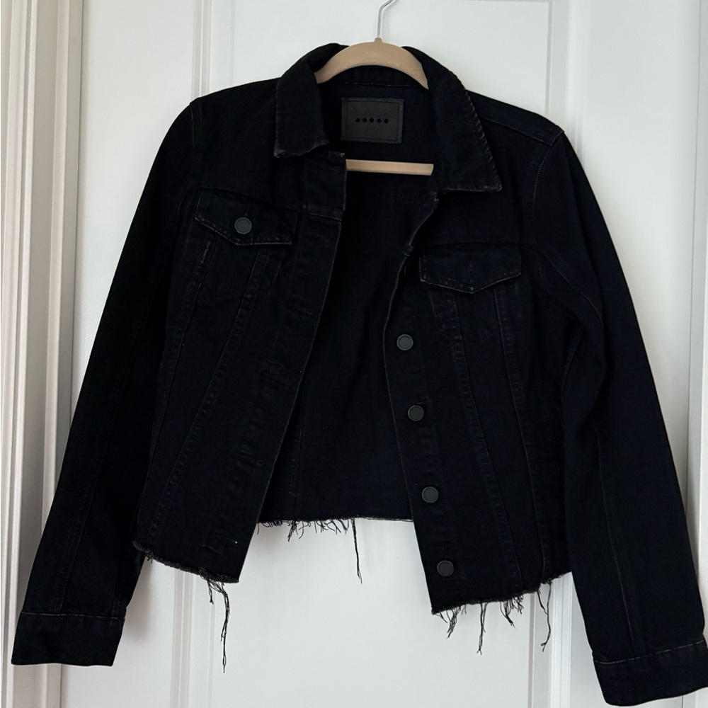 Blank NYC Black Denim Jacket